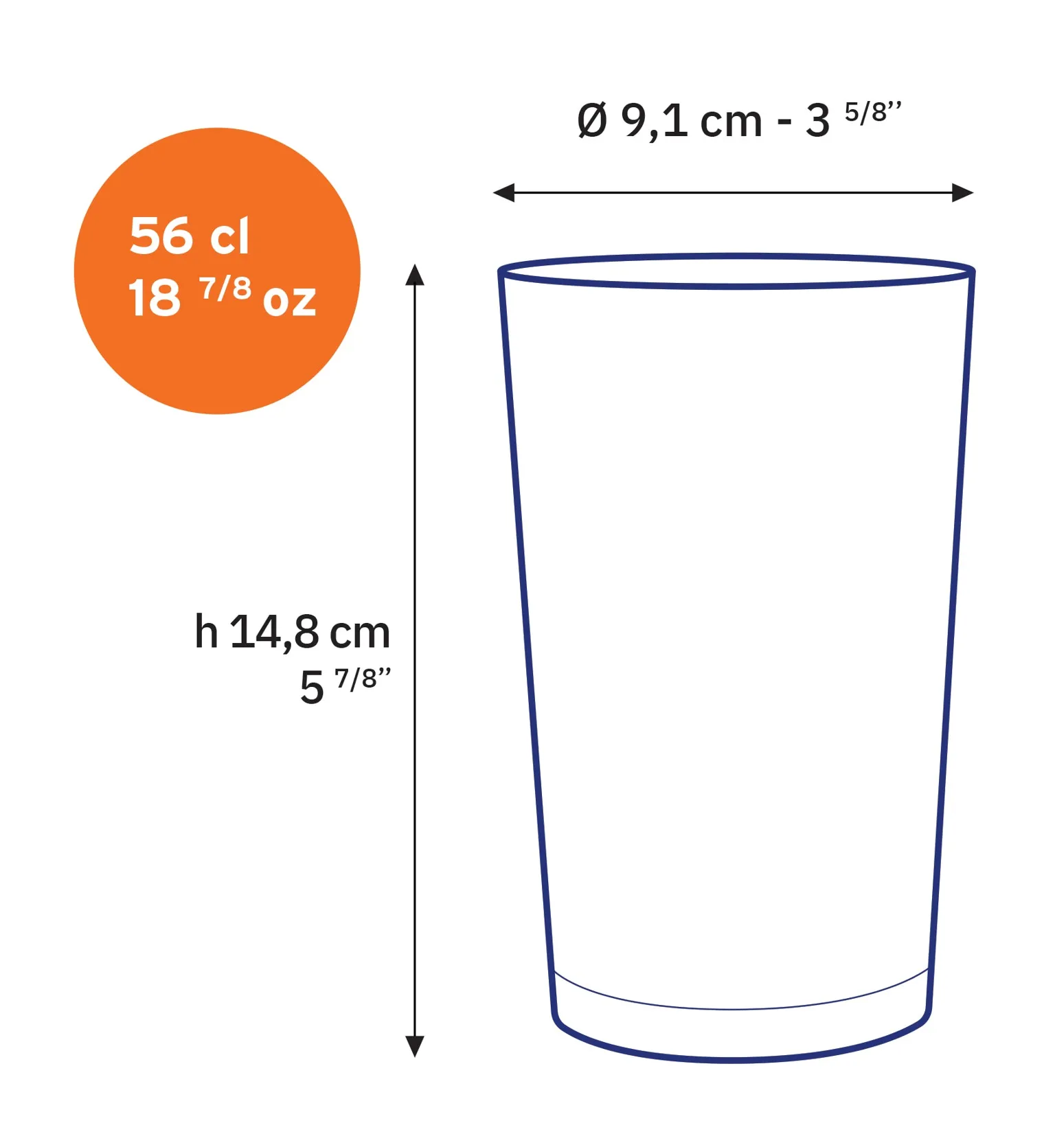 Unie Glass Tumbler - Set of 6