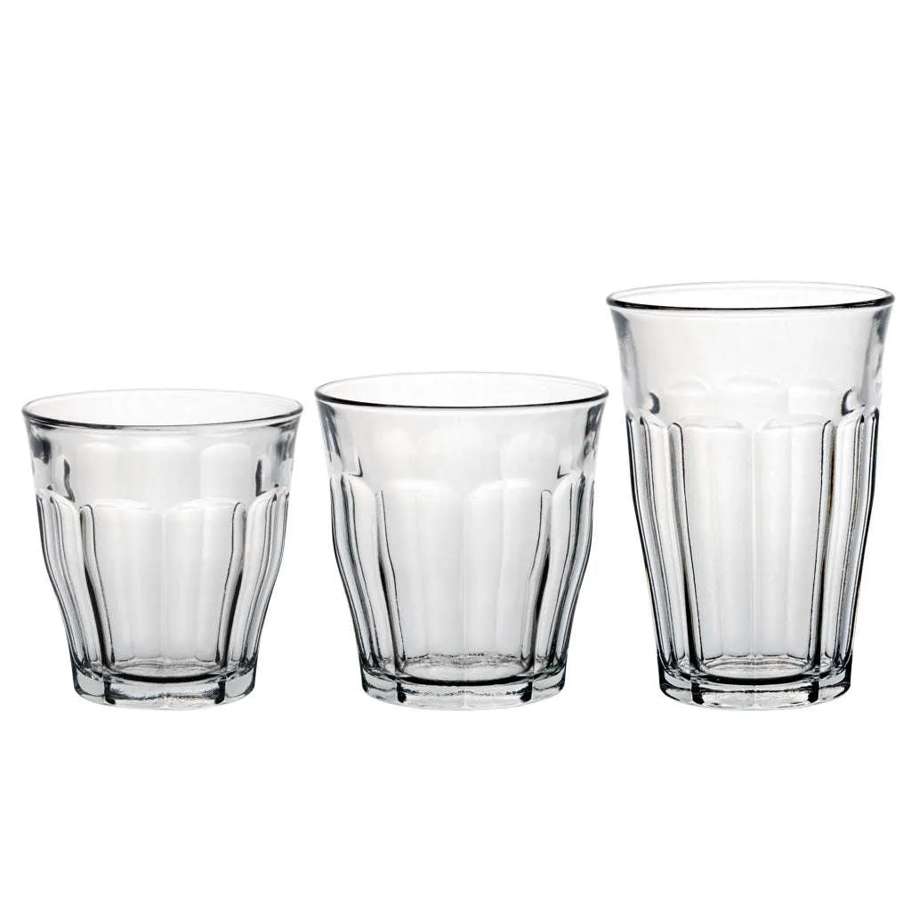 18 Piece Glass Drinkware Set