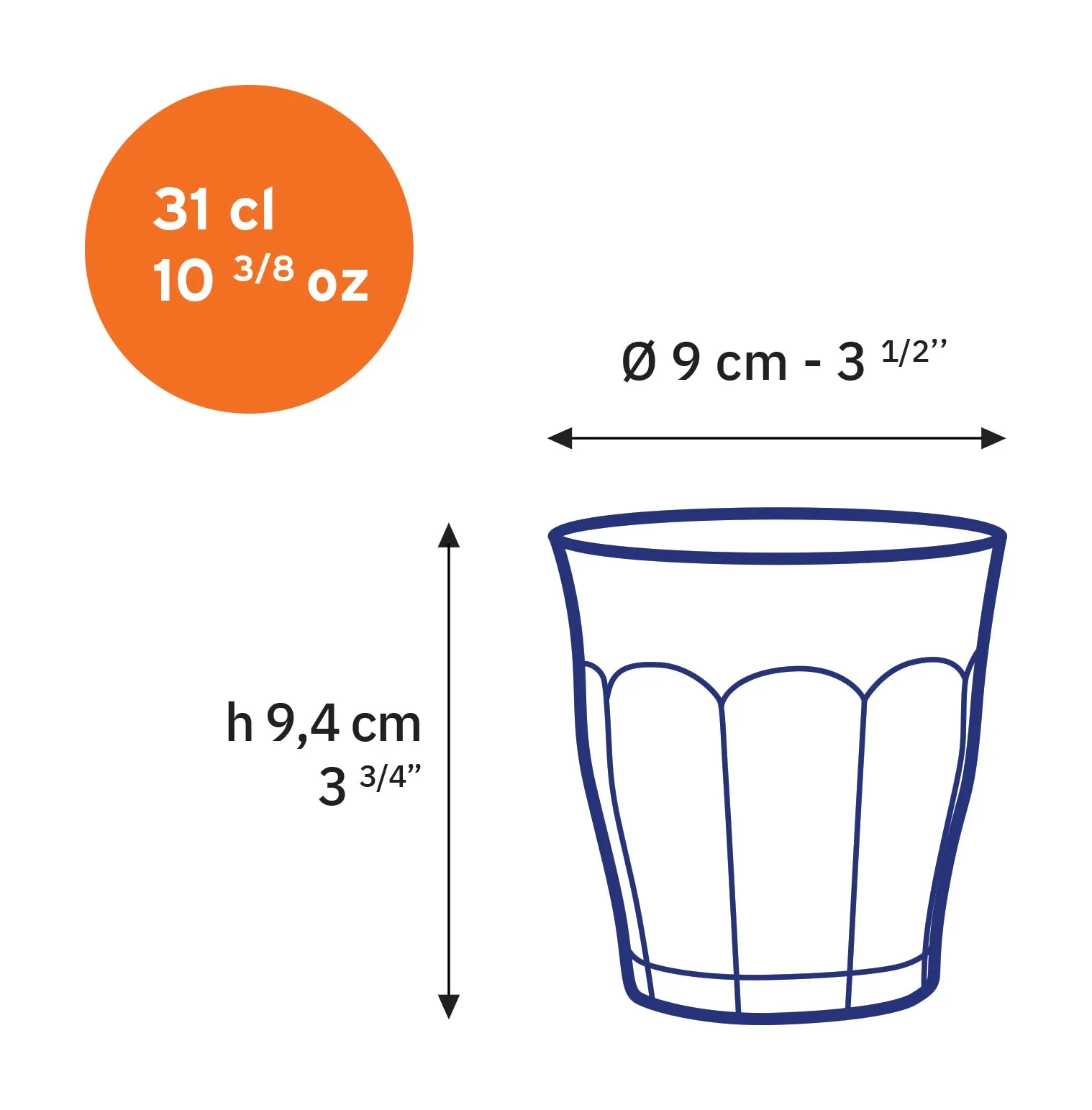 18 Piece Glass Drinkware Set