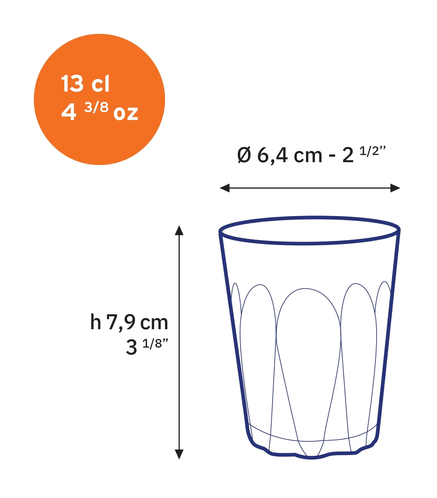 Provence Glass Tumbler - Set of 6