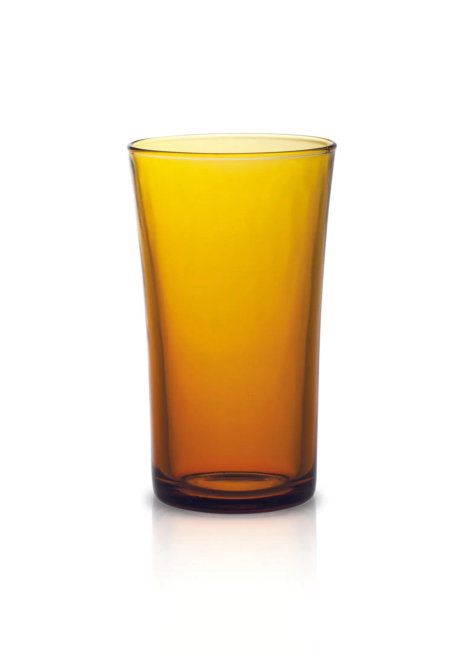 Lys Amber Glass Tumbler - Set of 6