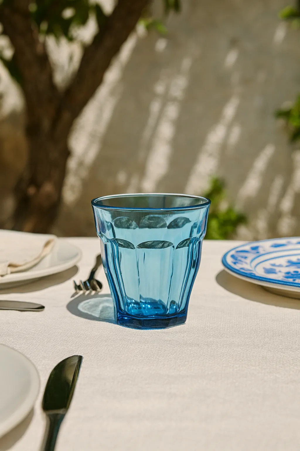 Turquoise Glass Tumbler - Set of 6